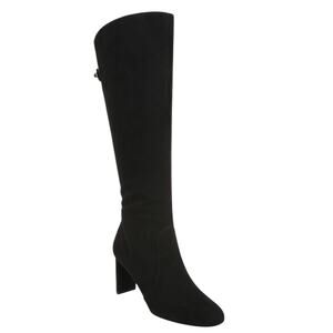 Alfani Women's Adelayde Knee High Thin Block Heel Dress Boots Black Size 11